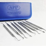 API Perio Hand Scaler Set of 8, API Dental Hand Scaler Set