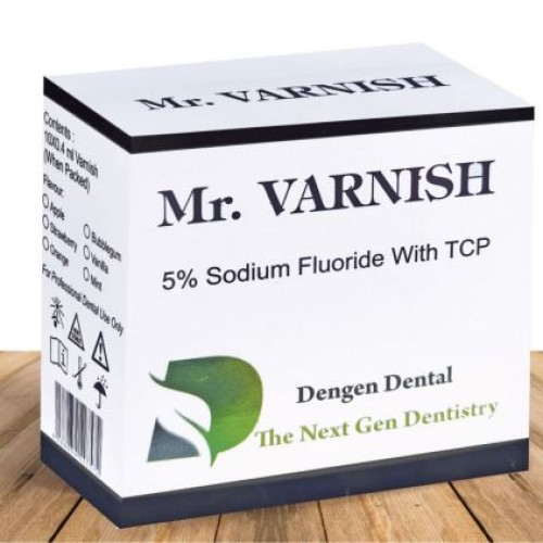 Dengen Mr Varnish 5% Sodium Fluoride with TCP Pack Of 10 Sachet