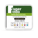 SuperEndo Super Gold-Flex Rotary Files (Pack of 6)