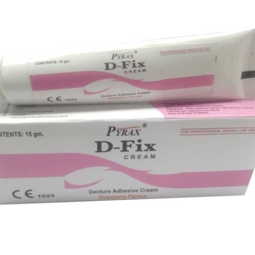 Pyrax D-Fix Denture Adhesive Cream